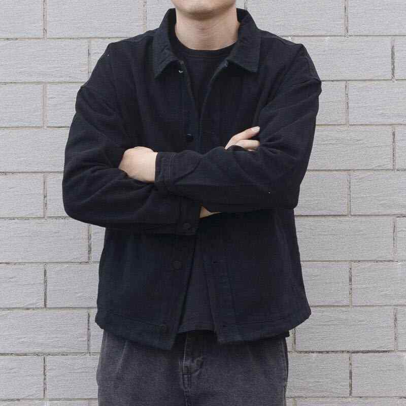 ジャケット 男性用 秋冬 韓国 ショート丈 ワークジャケット レトロ トップス アウター