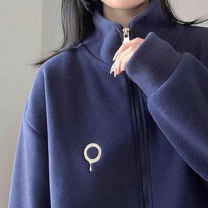 フリース レディース 厚手 アウター 冬 立襟 スウェット 秋冬 小柄 上着 あったか 暖かい 防寒 かわいい ふわふわ もこもこ 散歩着 部屋着2