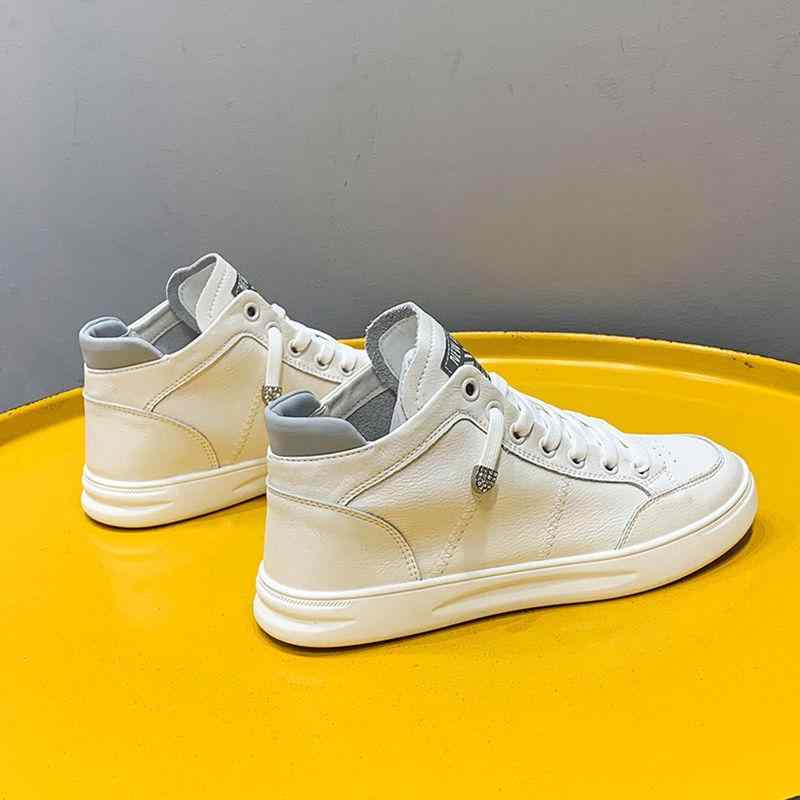 スニーカー レディースシューズ 本革 ハイカット 婦人靴 厚底 柔らかい インソール クッション性 歩きやすい 普段使い デイリーユース