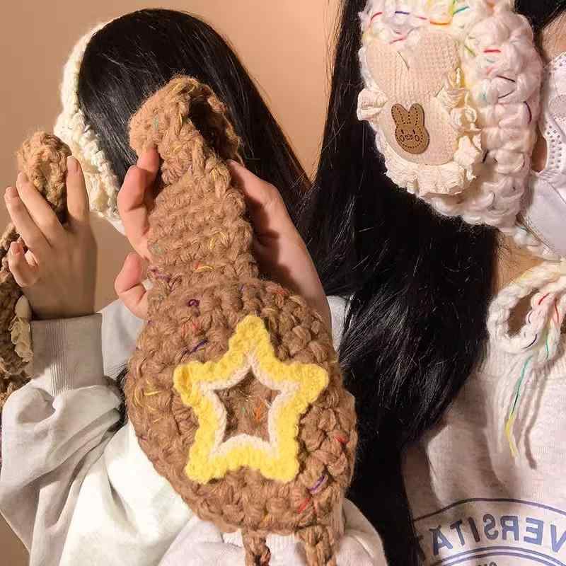 イヤーマフ レディース 秋冬 学生 かわいい ニット 耳当て 防寒 暖かい 自転車 バイク 通勤 通学 旅行 スキー スノーボード アウトドア カジュアル2