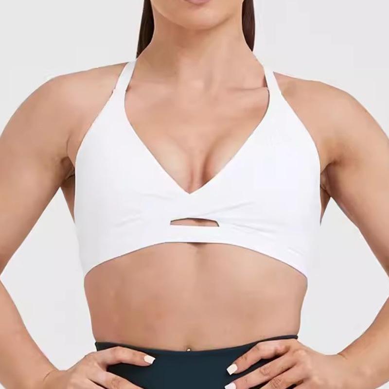 ヨガウェア レディース スポーツブラ 揺れにくい 豪華感 美背 インナー 胸パッド付き ヨガ ブラ 一体型 ホットヨガ ピラティス フィットネス トレーニング ランニング