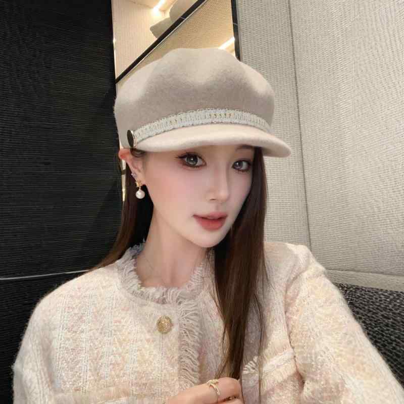 帽子 レディース 秋冬 ウール ベレー帽 ファッション 小物 礼装帽子 おしゃれ 八角 キャスケット2