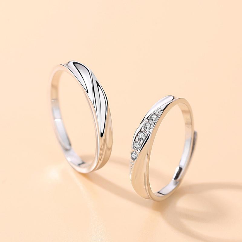 指輪 ペアリング レディース メンズ シルバー S925 銀製 アレルギー対応 結婚記念日 ギフト 学生 森ガール 普段使い