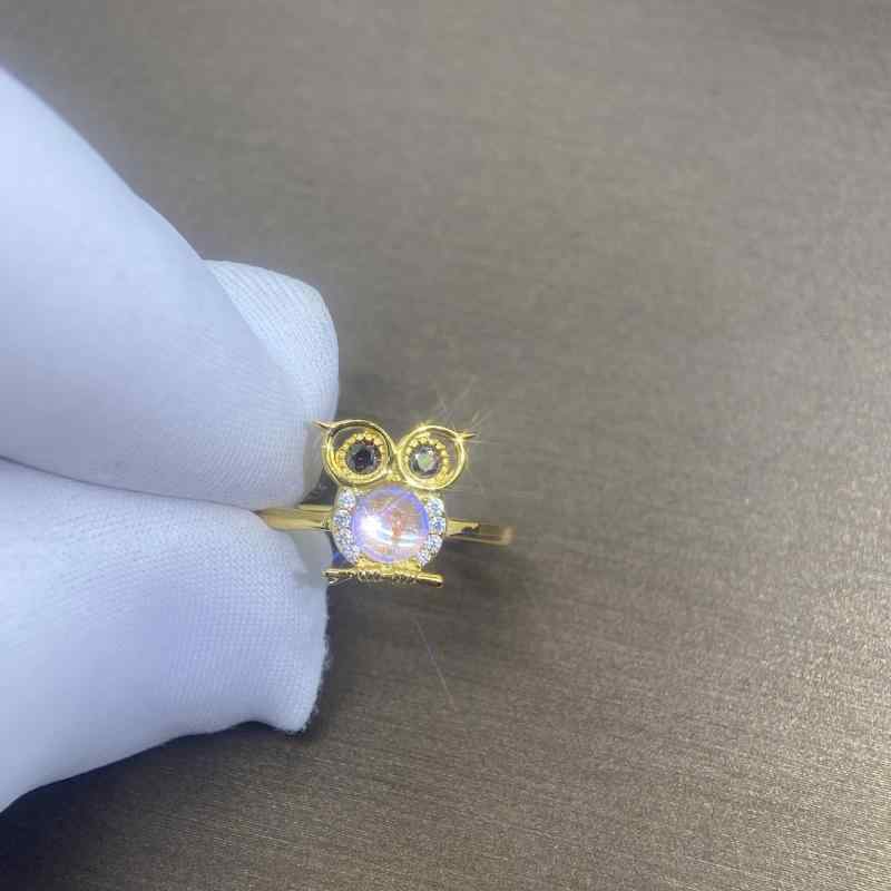 指輪 レディース 猫 キャット 猫目石 アニマル モチーフ リング アクセサリー カラフル 水晶 ジルコニア トレンド ファッション かわいい おしゃれ