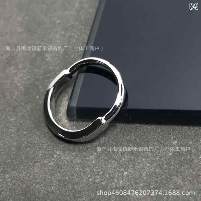 指輪 レディース ファッション U字型 ジルコニアなし 電気メッキ加工 高級感 ラッキーアイテム 普段使い
