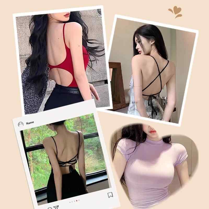 ブラジャー レディース 小胸 寄せ 集め U型 美背 ノンワイヤー 垂れ防止 外向き 露背 一体型 背心