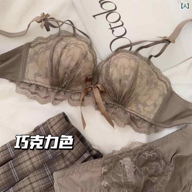 ブラジャー レディース AAカップ 小胸 谷間メイク 盛りブラ 厚手 パッド ノンワイヤー チョコレート工場 再生繊維