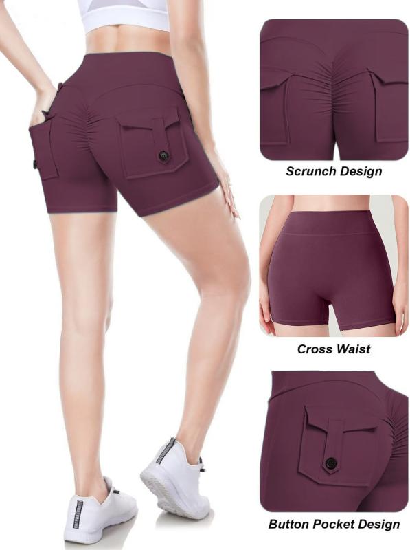 ヨガパンツ レディース トレーニングパンツ スポーツ ショートパンツ 伸縮性 ストレッチ ランニング ウェア ヒップアップ 短パン スリム 3分丈2