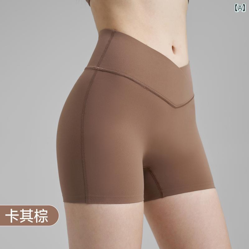 ヨガパンツ レディース 春夏 高腰 スポーツ 短パン 裸感 ヒップアップ トレーニング ウェア
