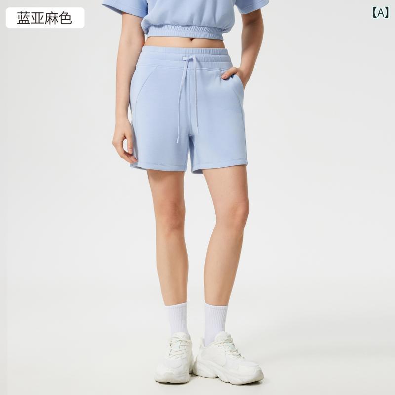 パンツ レディース カジュアル 通勤用 普段使い ルームウェア 接触冷感 高腰 伸縮性 短パン スポーツ 運動 部屋着 リラックス 春夏