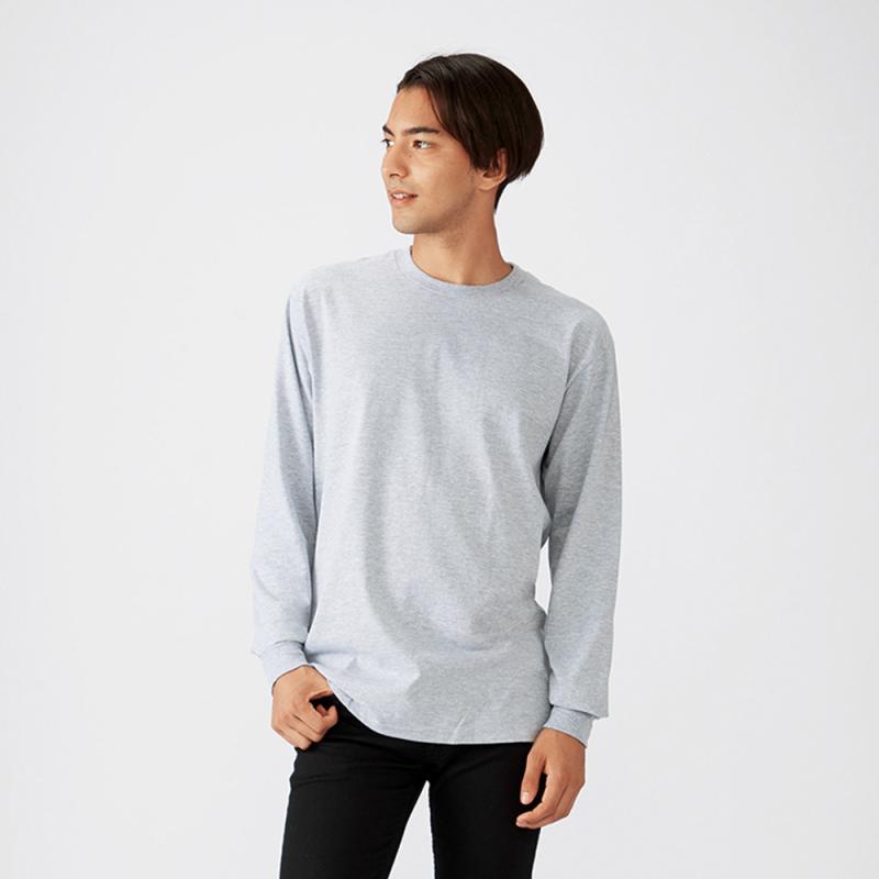 Tシャツ 男性用 綿 長袖 トップス カットソー インナー 普段使い 部屋着2