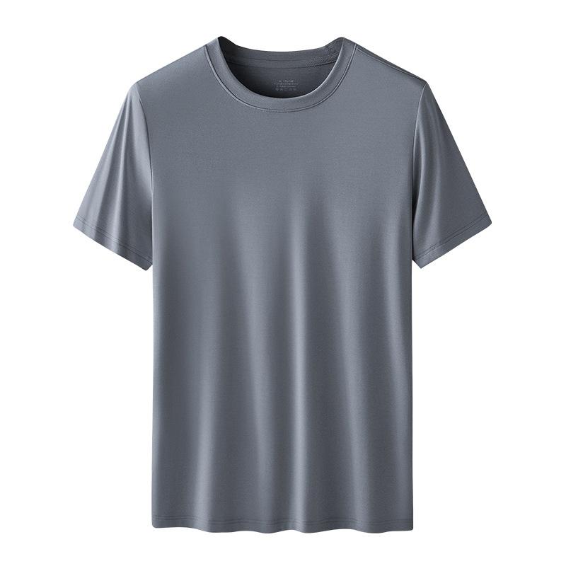 Tシャツ メンズ 男性用 薄手 トップス カットソー 無地 春夏 部屋着 普段使い レーヨン モダール 上質 肌触り 柔らかい