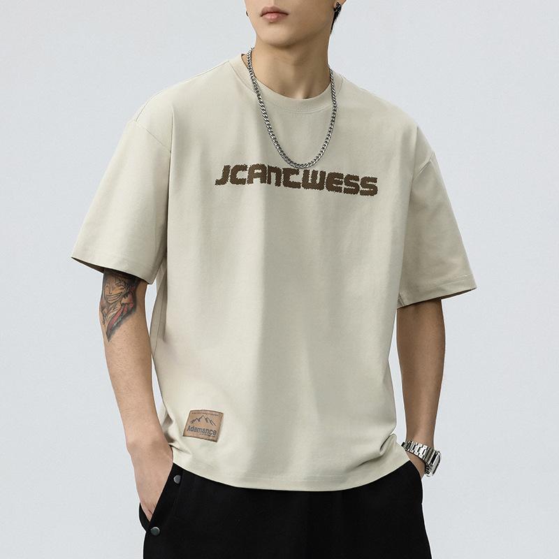 Tシャツ 男性用 薄手 半袖 リラックスフィット アメカジ クルーネック トップス