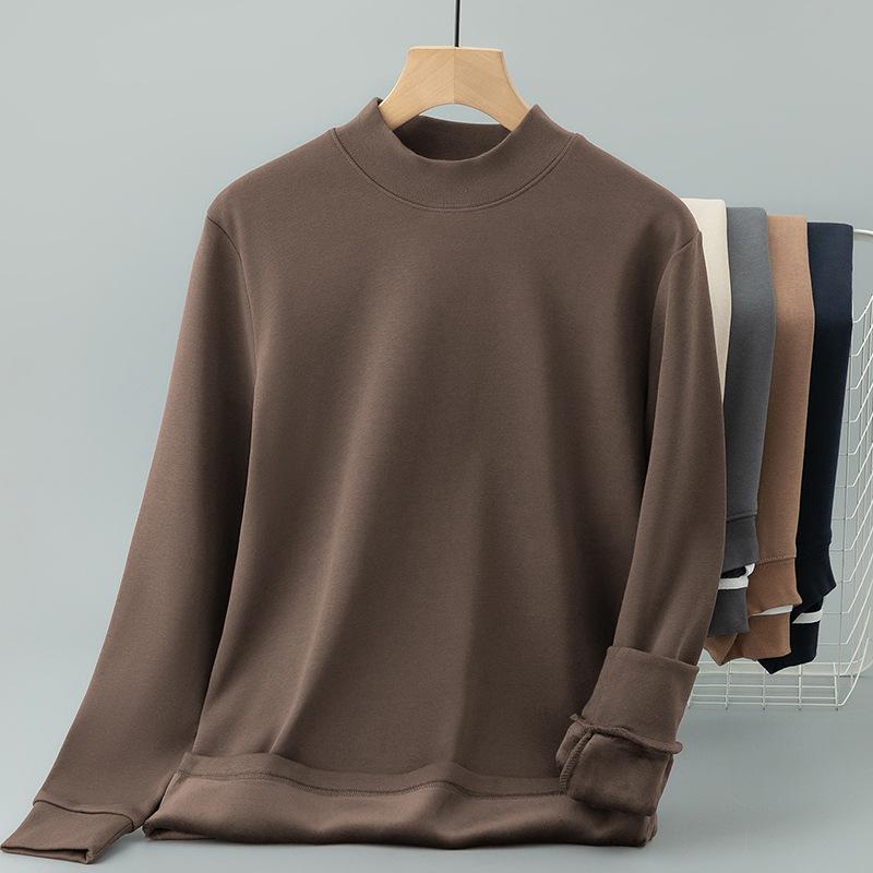 Tシャツ メンズ 男性用 長袖 ハイネック インナーシャツ 裏起毛 厚手 保温2