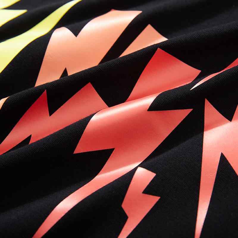 Tシャツ 男性用 長袖 ビッグシルエット ゆったりサイズ アルファベット カラフル カジュアル2