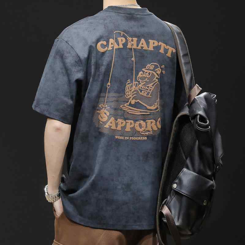 Tシャツ メンズ 男性用 半袖 大きいサイズ ゆったりサイズ 綿 トップス カットソー カジュアル 春夏