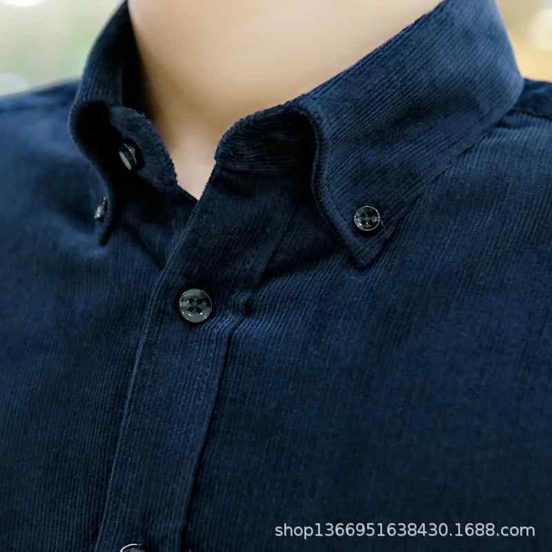 シャツ メンズ 男性用 長袖 コーデュロイシャツ 綿 コットン 柔らかい 肌触り 良い 秋冬 カジュアル 普段使い