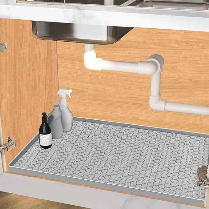 キッチンマット シリコン製 流し台マット 食器 drying mat グラス置き ドリップマット 大判 水切り 止水栓付き 防汚 4,055円