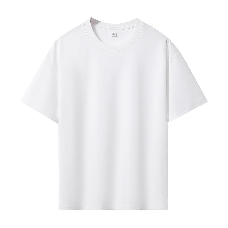 Tシャツ メンズ 男性用 半袖 再生繊維 接触冷感 アイス風 涼感 ?松 トップス 白 上衣 カットソー