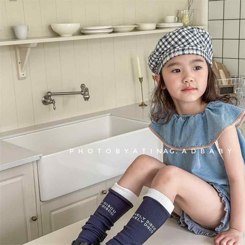 子供服 女の子 デニム ノースリーブ シャツ ブラウス 夏物 韓国 トップス かわいい おしゃれ着 普段着2