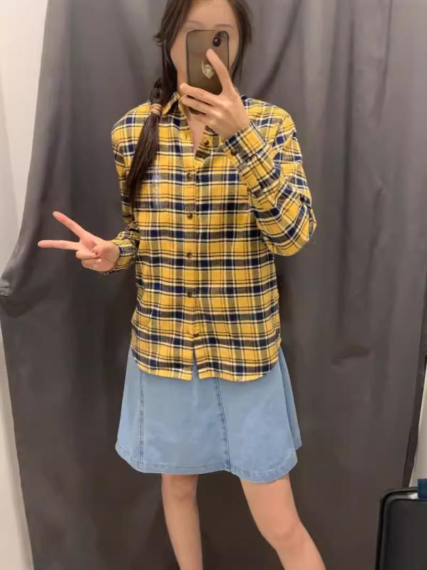 シャツ キッズ 男女兼用 長袖 チェック ネルシャツ