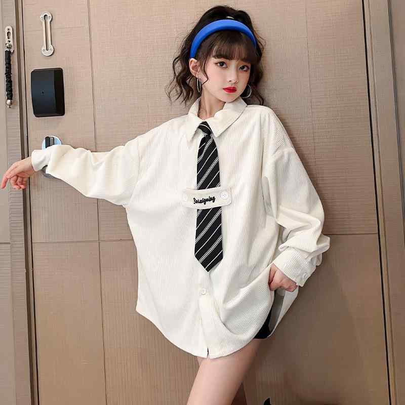 シャツ ガールズ 子供服 春物 長袖シャツ ブラウス 女の子 ゆったり かわいい 襟付き トップス 子供 キッズ 春