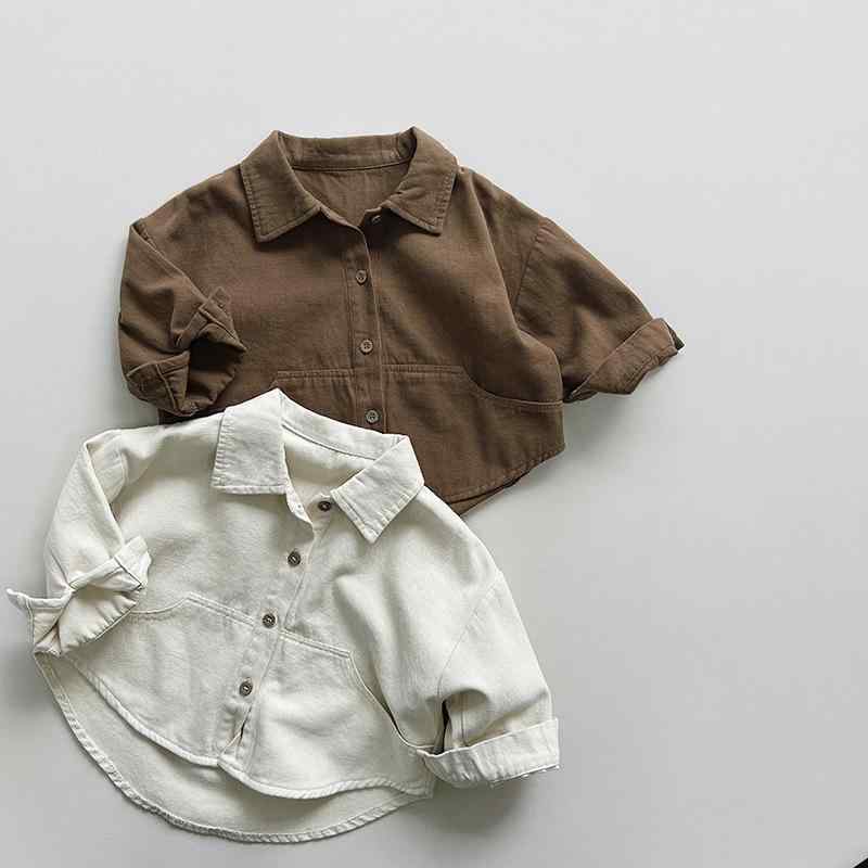シャツ キッズ 子供 服 ブラウス 長袖 春秋 かわいい 韓国 ベビー 小学生 トップス アウター カジュアル