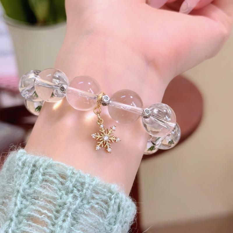 ブレスレット レディース ファッション 高見え 大玉 天然石 水晶 パワーストーン 浄化 厄除け かわいい 大人 おしゃれ お守り 開運 ギフト プレゼント