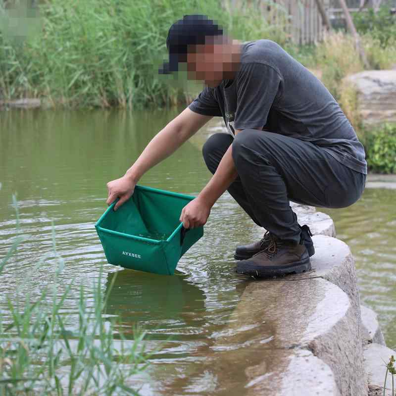 洗い桶 折りたたみ 大容量 アウトドア 旅行 釣り バケツ ランドリーバスケット PVC メッシュ