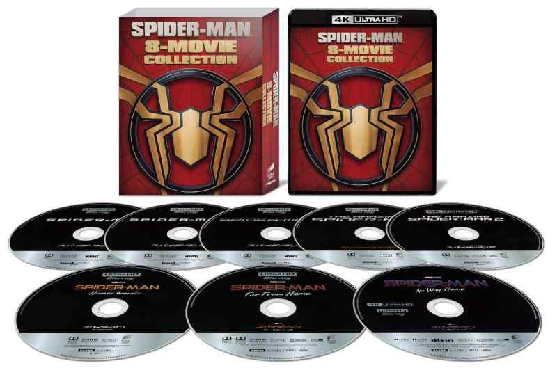 【中古】スパイダーマン・・ 8ムービー・コレクション　（４Ｋ ＵＨＤ ＢＯＸ） [Blu-ray]