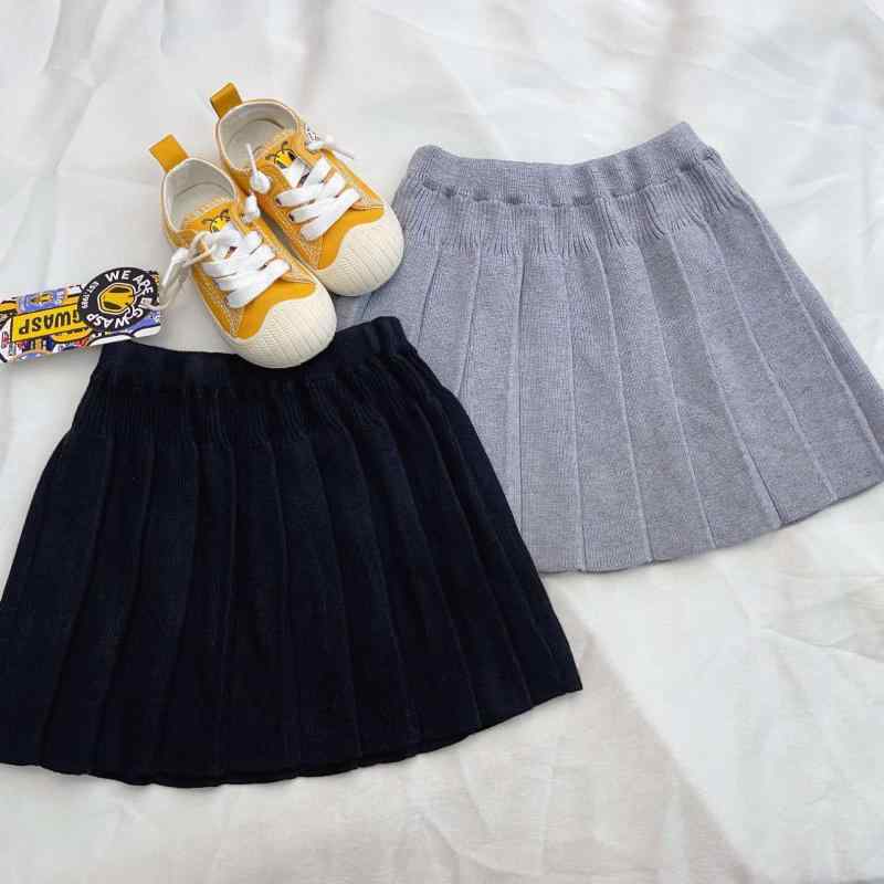ワンピース キッズ 女の子 ニット 韓国 子供服 プリーツスカート かわいい ガーリー 普段使い2