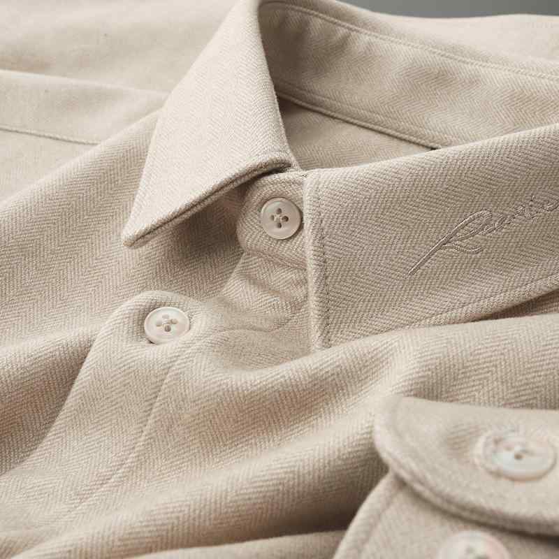 シャツ メンズ 男性用 長袖 秋冬 起毛 ネルシャツ カッターシャツ 厚手 あったか 暖かい 防寒 カッターシャツ オフィス ビジネス カジュアル