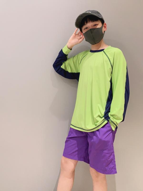 Tシャツ キッズ 長袖 春夏 接触冷感 吸湿速乾 薄手 UVカット 子供用 トップス パンツ 上下セット 男の子 女の子 普段着 部屋着2