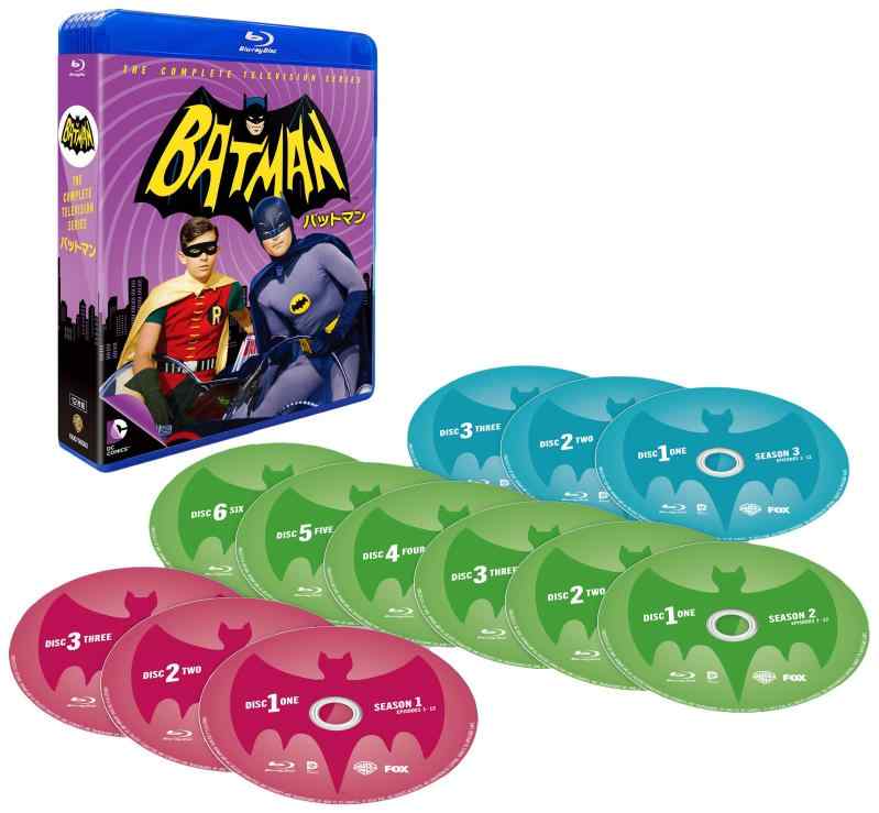 【中古】バットマン TV 1st～3rdシーズン ブルーレイ全巻セット（12枚組） [Blu-ray]｜ソファポテト