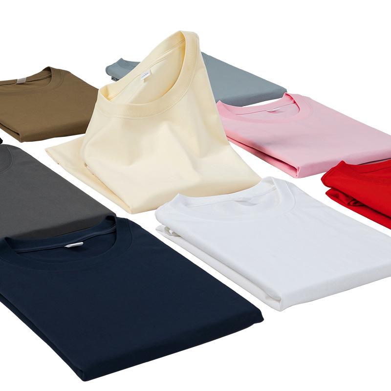 Tシャツ 男女兼用 半袖 トップス 夏服 白色 ラウンドネック ドロップショルダー ゆったり 体型カバー カジュアル 普段使い