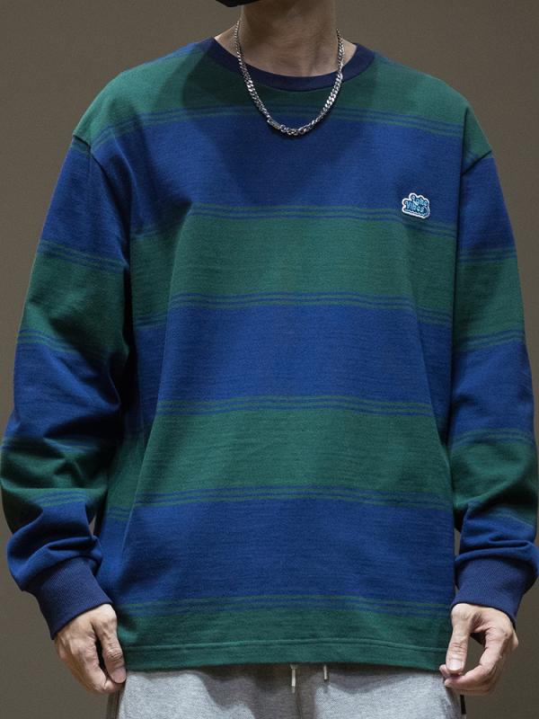 Tシャツ メンズ 男性用 トップス 長袖 スウェット 春秋 服 ゆったり 大きいサイズ デザイン