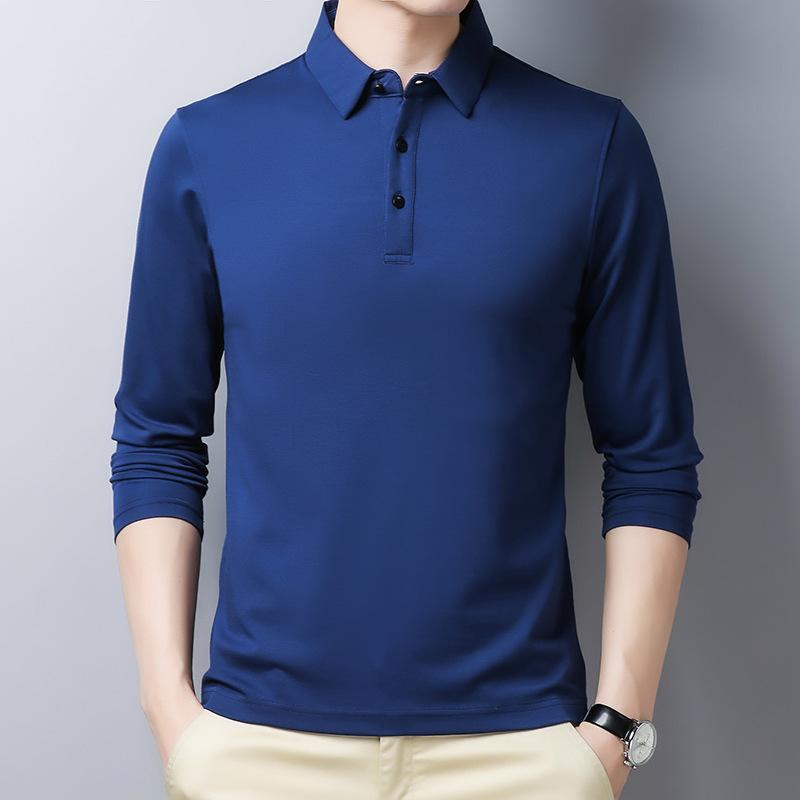 Tシャツ 男性用 大きいサイズ ビッグシルエット 長袖 部屋着 普段使い ビジネス カジュアル 綿 混紡 秋