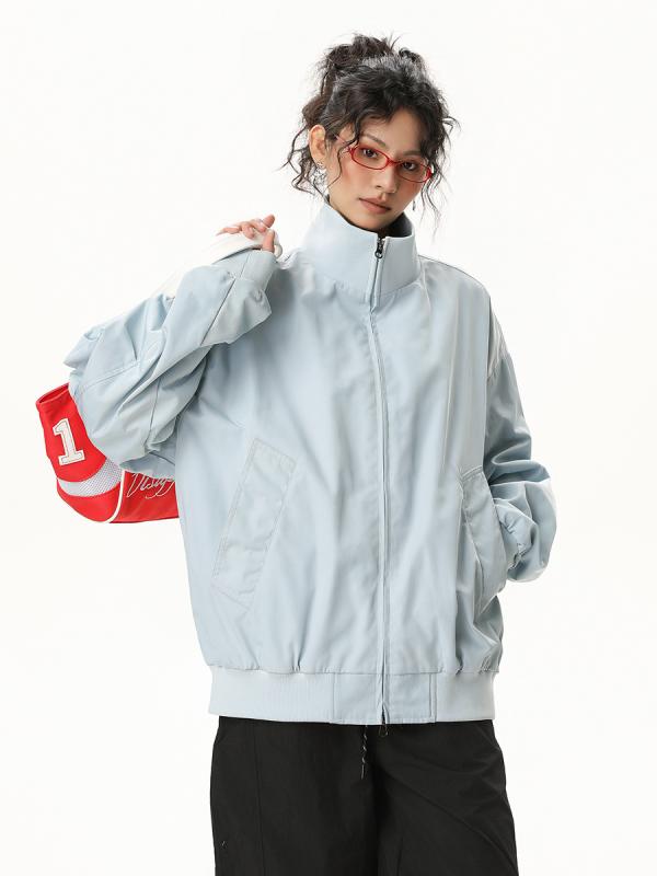 ジャケット 男性用 ブルゾン ジャンパー 野球服 防水 アウター 切り替え ショート丈 普段使い ペア