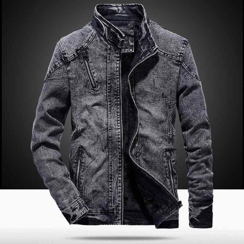 ジャケット メンズ 男性用 秋冬 韓国風 綿 デニム アウター ウェア 服 ジージャン Gジャン スリム レトロ