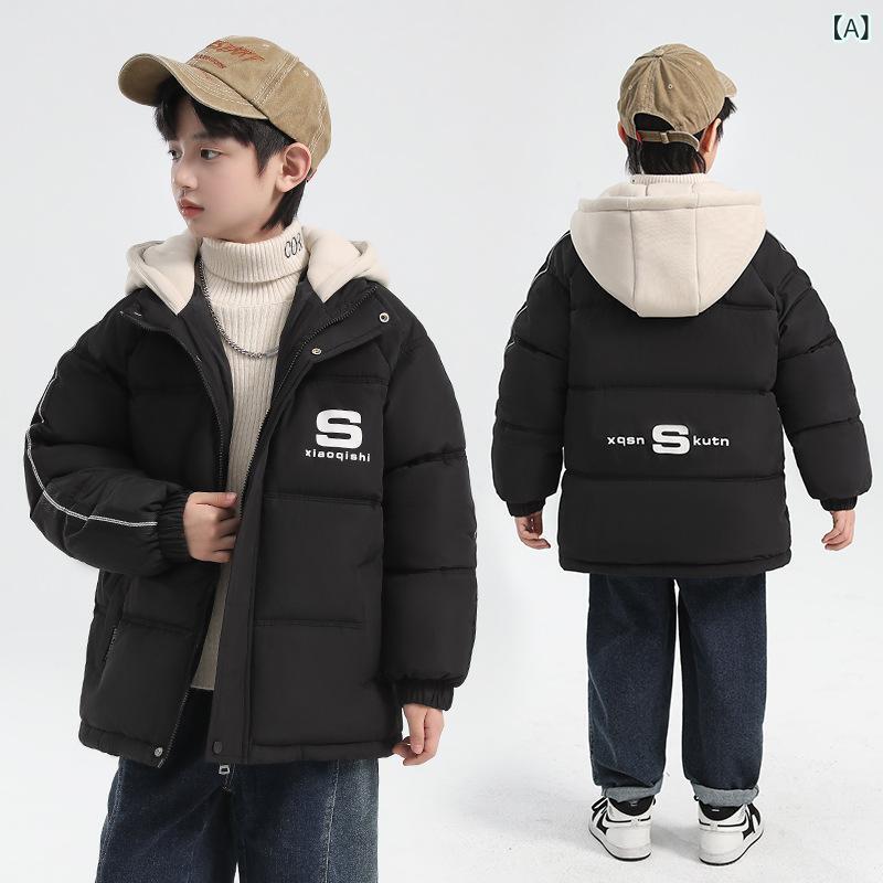 子供服 アウター ダウン風ジャケット 男の子 冬 中綿 コート 防寒 暖かい キッズ ボーイズ