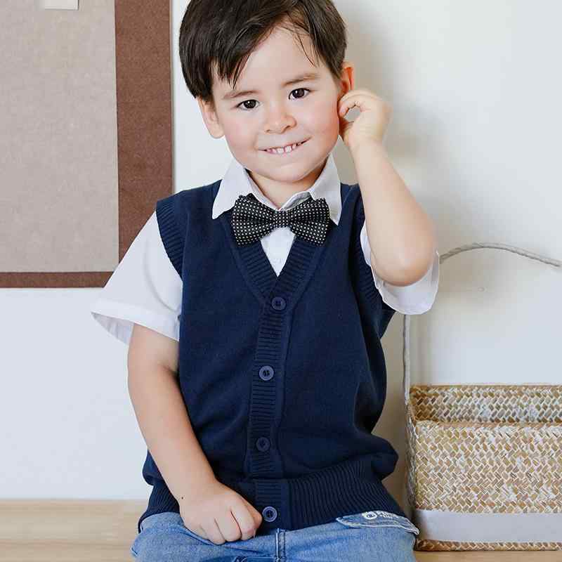ニット キッズ Vネック 無地 ベスト 男の子 女の子 子供服 ニットベスト ノースリーブ セーター チョッキ 普段使い