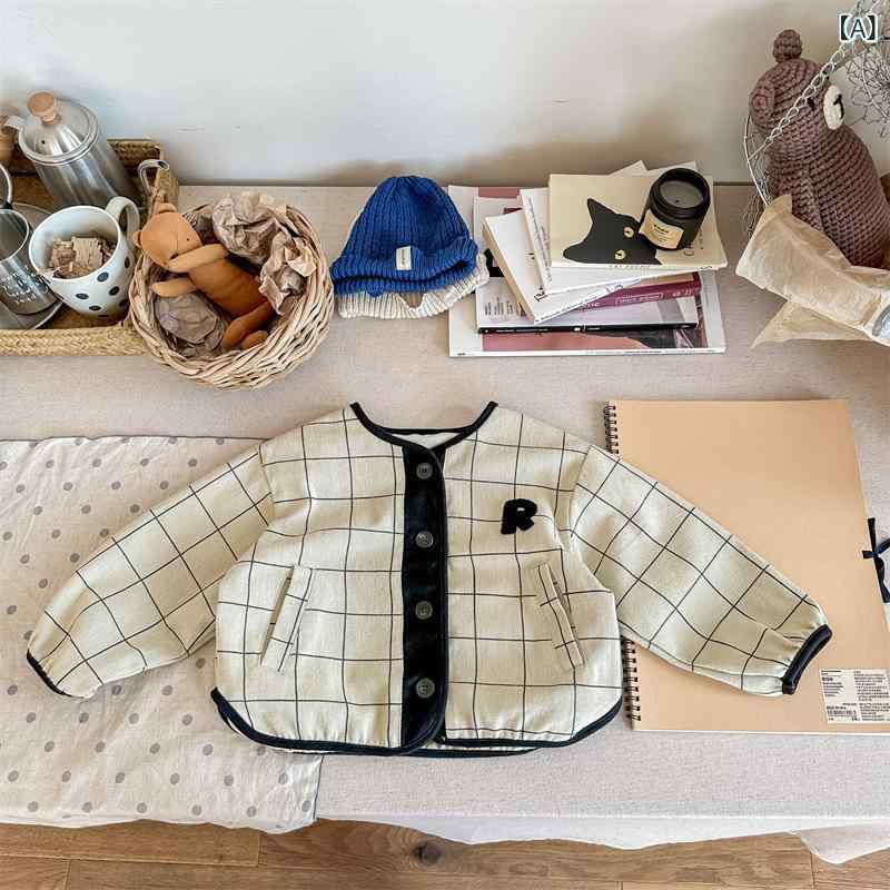 子供服 ジャケット 女の子 男の子 カーディガン 秋冬 韓国風 水洗い綿 普段使い かわいい2