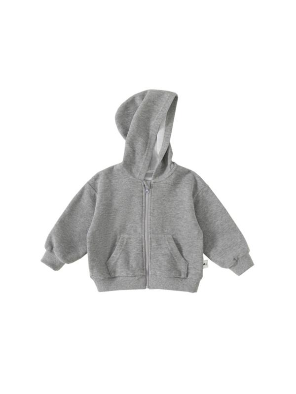 子供服 キッズ 裏起毛 アウター 秋冬 女の子 パーカー 厚手 男の子 フード付き トップス カーディガン 冬物2
