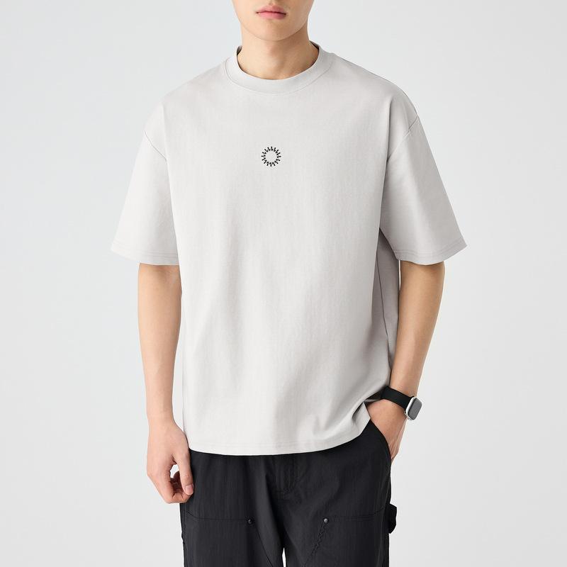 Tシャツ 男性用 半袖 長袖 切り替え トップス 普段使い