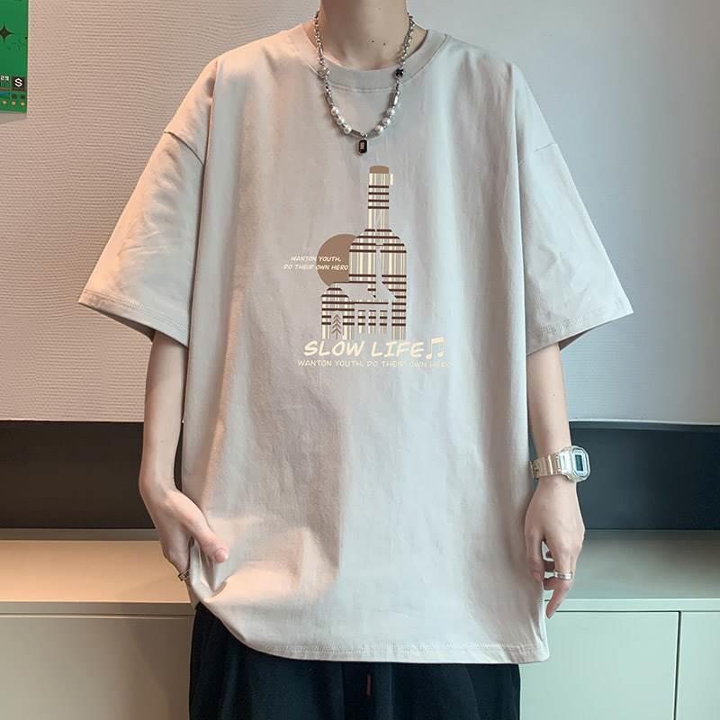 Tシャツ メンズ 男性用 綿 大童 中学生 高校生 春夏