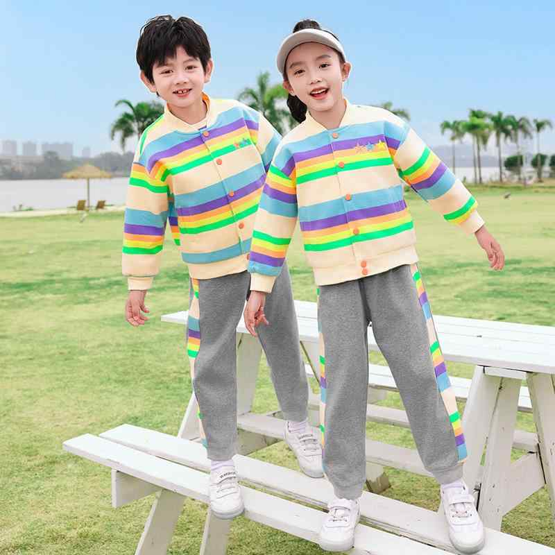 小学校 校服 春秋 ジャージ 上下セット 春 幼稚園 制服 子供 班服 3点セット