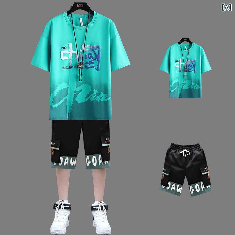 Tシャツ メンズ 半袖 トップス おしゃれ かっこいい 中学生 高校生 大学生 春夏 男性用 カットソー