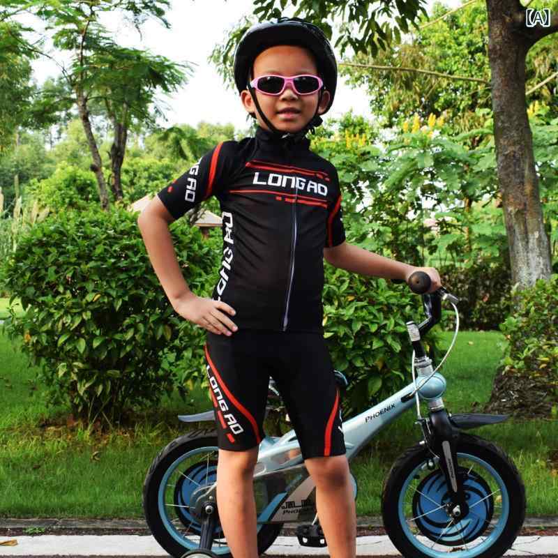 キッズ 子供用 半袖 セットアップ バランスバイク ウェア 通気性 速乾性 スポーツ 運動着 スケート 春夏2|ソファポテト