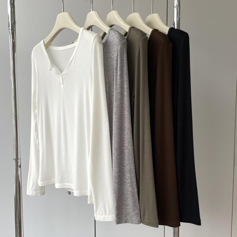 Tシャツ レディース ?精天? 美??羊毛 小Vネック 軽量 快適 ゆったり 長袖 トップス 春2