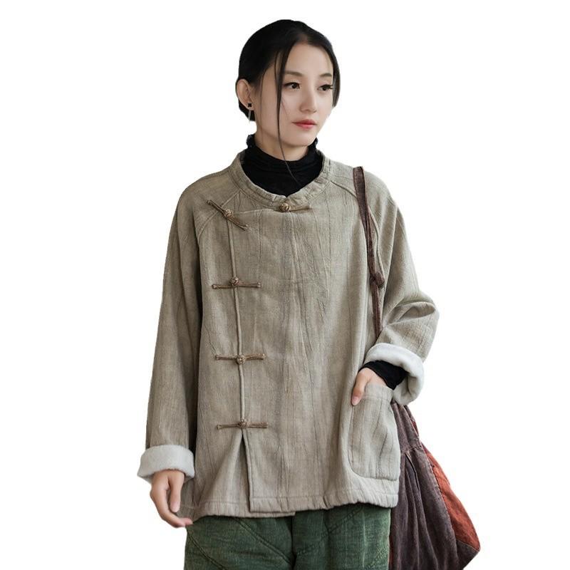 ティーシャツ レディース 春物 ?麻 絞り染め 裏起毛 朦朦たる あったか アウター レトロ 読みもの 自己同一性 飾り付け名取り草 お上さん用 トップス その他-日用品雑貨・文房具・手芸